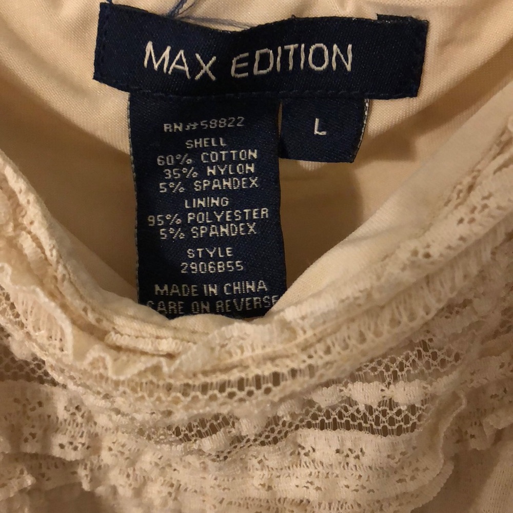 Max Edition Vintage Inspired Stretchy Lace Dress - Picture 3 of 6